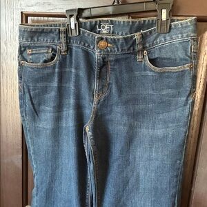 LOFT Women's Deep Blue Boot Cut Jeans